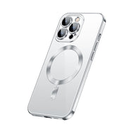 For iPhone 14 Pro SULADA Plating TPU Shockproof Phone Soft Case(Silver)