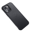 For iPhone 14 SULADA Carbon Fiber Textured Shockproof Metal + TPU Frame Case(Black) - iPhone 14 Cases by SULADA | Online Shopping South Africa | PMC TechLife | Buy Now Pay Later Mobicred
