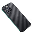 For iPhone 14 Pro Max SULADA Carbon Fiber Textured Shockproof Metal + TPU Frame Case(Dark Green) - iPhone 14 Pro Max Cases by SULADA | Online Shopping South Africa | PMC TechLife | Buy Now Pay Later Mobicred