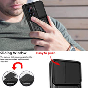 For Motorola Edge 30 Ultra Sliding Camera Cover Design TPU+PC Phone Case(Silver)
