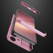For vivo Y22 / Y22s GKK Three Stage Splicing Full Coverage PC Phone Case(Rose Gold)