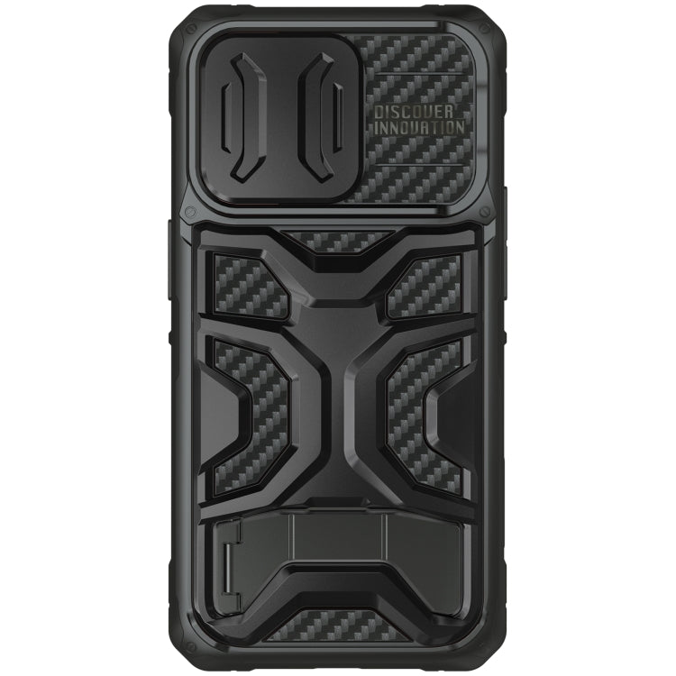 For iPhone 14 Pro NILLKIN Sliding Camera Cover Design TPU + PC Phone Case(Black)