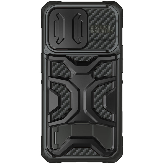 For iPhone 14 Pro NILLKIN Sliding Camera Cover Design TPU + PC Phone Case(Black)