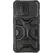 For iPhone 14 Pro NILLKIN Sliding Camera Cover Design TPU + PC Magnetic Phone Case(Black)
