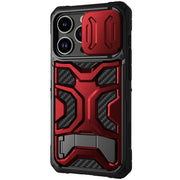 For iPhone 14 Pro NILLKIN Sliding Camera Cover Design TPU + PC Magnetic Phone Case(Red)