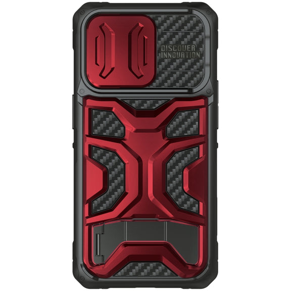 For iPhone 14 Pro NILLKIN Sliding Camera Cover Design TPU + PC Magnetic Phone Case(Red)