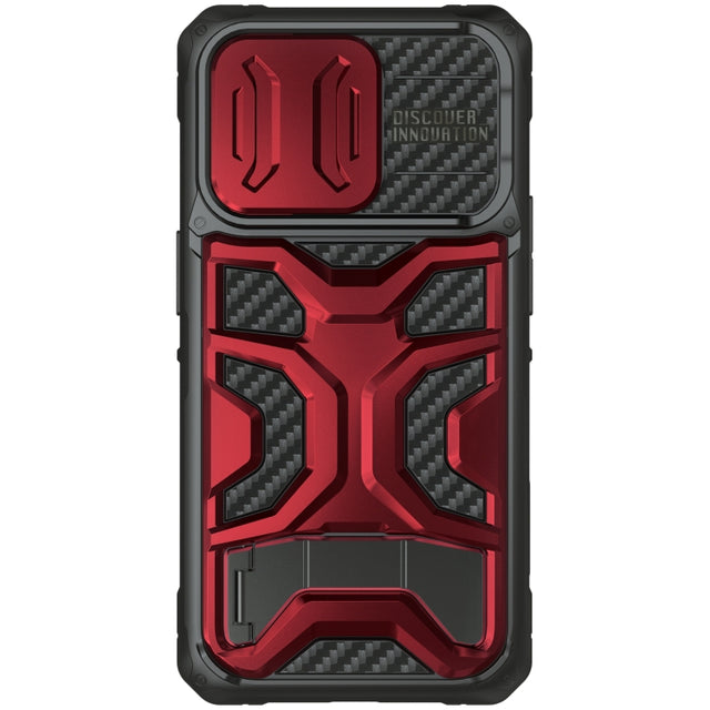 For iPhone 14 Pro NILLKIN Sliding Camera Cover Design TPU + PC Magnetic Phone Case(Red)