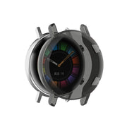 For Huawei Watch GT2 42mm Full Coverage Watch Protective Case with Screen(Transparent Black) - Watch Cases by Huawei