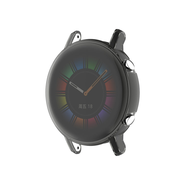 For Huawei Watch GT2 42mm Full Coverage Watch Protective Case with Screen(Transparent Black) - Watch Cases by Huawei