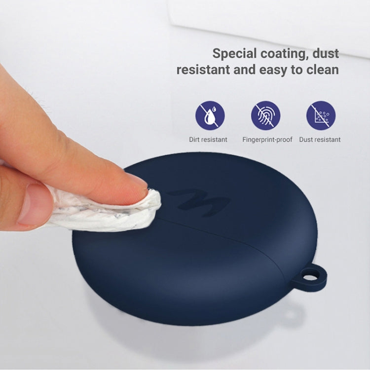 For Realme Buds Air 3 NEO Silicone Wireless Earphone Protective Case(Dark Blue)