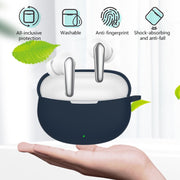 For Realme Buds Air 3 NEO Silicone Wireless Earphone Protective Case(Dark Blue)