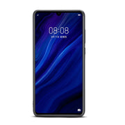 For Huawei P30 Denior DV Elastic Card PU Back Cover Phone Case(Blue)