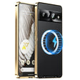For Google Pixel 7 Pro MagSafe Magnetic Frosted Metal Phone Case(Gold) - free shipping - PMC TechLife - Order now!