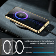 For Google Pixel 7 Pro MagSafe Magnetic Frosted Metal Phone Case(Gold)