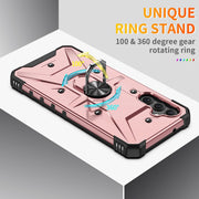 For Samsung Galaxy A14 5G Ring Holder Phone Case(Rose Gold)