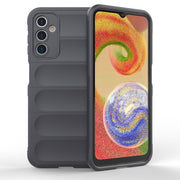 For Samsung Galaxy A14 5G Magic Shield TPU + Flannel Phone Case(Dark Grey)