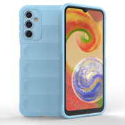 For Samsung Galaxy A14 5G Magic Shield TPU + Flannel Phone Case(Light Blue)