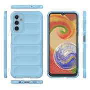 For Samsung Galaxy A14 5G Magic Shield TPU + Flannel Phone Case(White)