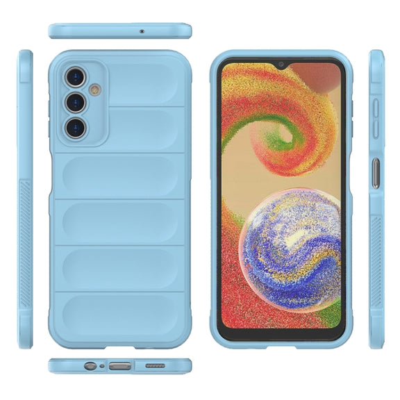 For Samsung Galaxy A14 5G Magic Shield TPU + Flannel Phone Case(White)
