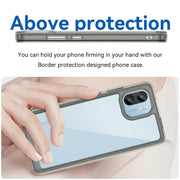 For Xiaomi Redmi A1 Colorful Series Acrylic + TPU Phone Case(Transparent Grey)
