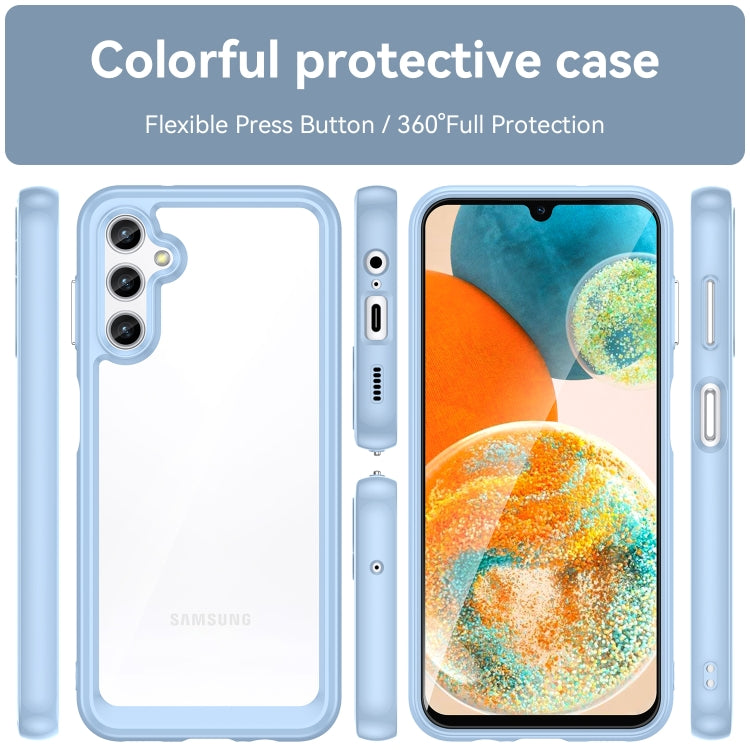 For Samsung Galaxy A14 5G Colorful Series Acrylic + TPU Phone Case(Blue)