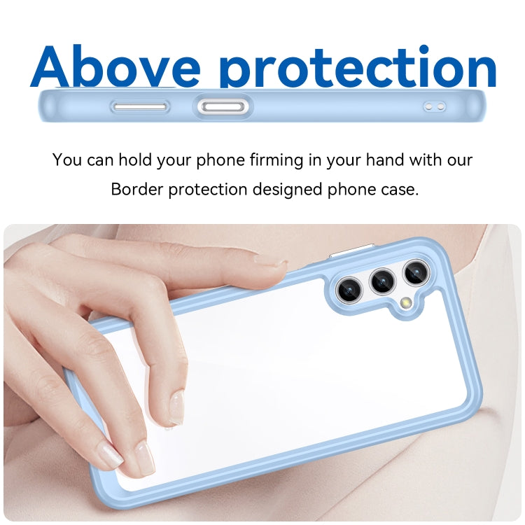 For Samsung Galaxy A14 5G Colorful Series Acrylic + TPU Phone Case(Blue)