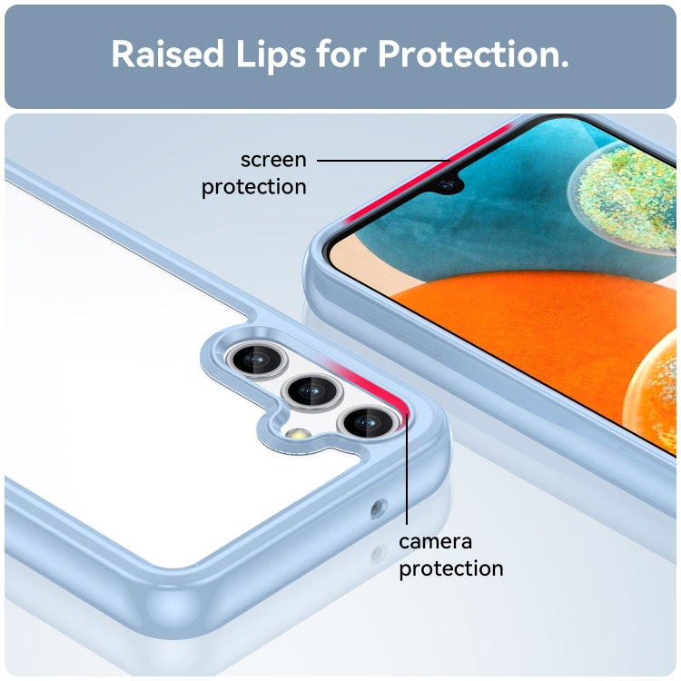 For Samsung Galaxy A14 5G Colorful Series Acrylic + TPU Phone Case(Blue)
