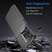 For Xiaomi Redmi Note 12 Pro 5G China Thunderbolt Shockproof TPU Protective Soft Phone Case(Black)