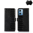 For Xiaomi Redmi Note 12 China Crocodile Top Layer Cowhide Leather Phone Case(Black) - Note 12 Cases by PMC TechLife | Online Shopping South Africa | PMC TechLife