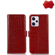 For Xiaomi Redmi Note 12 Pro 5G China Crocodile Top Layer Cowhide Leather Phone Case(Red) - Note 12 Pro Cases by PMC TechLife | Online Shopping South Africa | PMC TechLife
