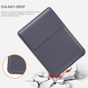 For MacBook 12 / 14 inch PU Leather 4 in 1 Laptop Bag with Functional Bracket(Black)