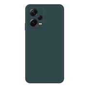 For Xiaomi Redmi Note 12 Pro+ China Imitation Liquid Silicone Straight Edge Phone Case(Dark Green)