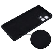 For Motorola Edge 30 Fusion / S30 Pro Pure Color Liquid Silicone Shockproof Phone Case(Black)
