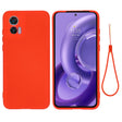For Motorola Edge 30 Lite 5G / 30 Neo 5G Pure Color Liquid Silicone Shockproof Phone Case(Red) - free shipping - PMC TechLife - Order now!