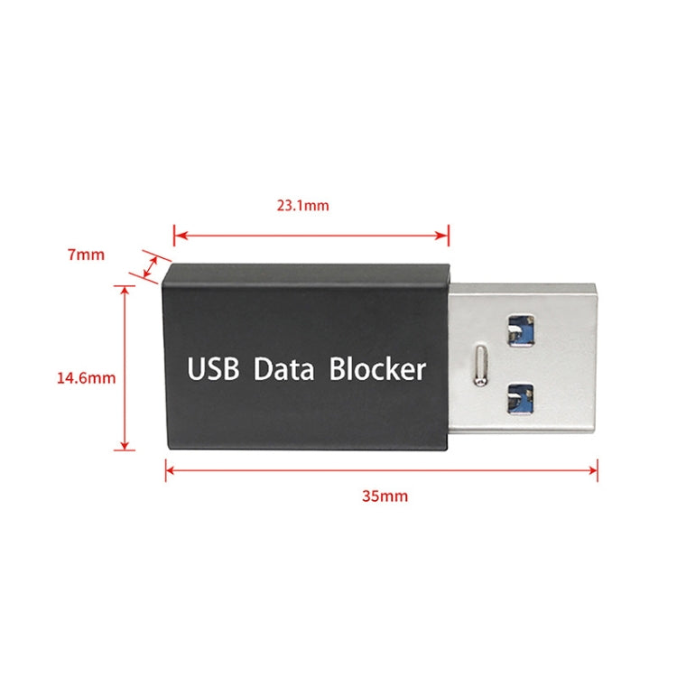 GEM02 USB Data Blocker Charging Connector(Blue)