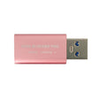 GE06 USB Data Blocker Fast Charging Connector(Rose Gold) - Converter & Adapter by PMC TechLife | Online Shopping South Africa | PMC TechLife