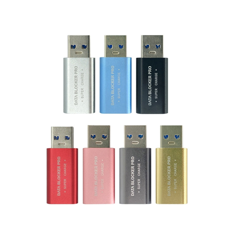 GE06 USB Data Blocker Fast Charging Connector(Rose Gold)