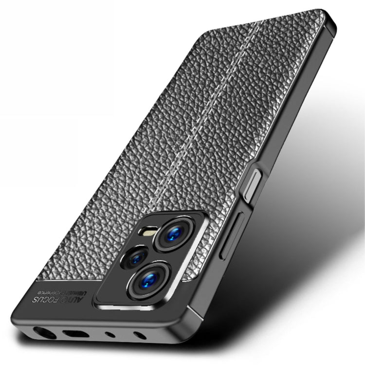 For Xiaomi Redmi Note 12 Pro 5G / Note 12 Pro 5G Speed / Poco X5 Pro Litchi Texture TPU Phone Case(Blue)