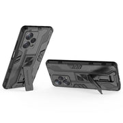 For Xiaomi Redmi Note 12 Pro+ China Supersonic PC + TPU Shock-proof Protective Case with Holder(Black)