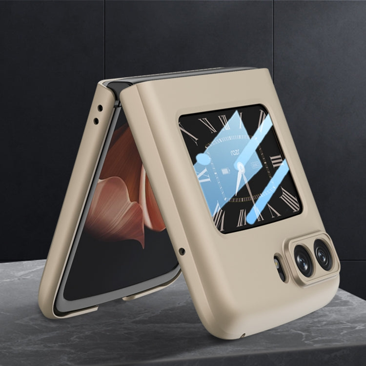 For Motorola Razr 2022 GKK Ultrathin Integrated Shockproof Protective Phone Case(Gold)