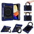 For Xiaomi Pad 5 Pro 12.4 Armor Contrast Color Silicone + PC Tablet Case(Navy Blue) - Mi Pad 5 Pro 12.4 Case by PMC TechLife | Online Shopping South Africa | PMC TechLife