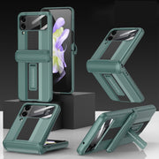 For Samsung Galaxy Z Flip4 GKK Magnetic Fold Shockproof Protective Phone Case(Green)