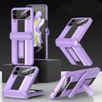 For Samsung Galaxy Z Flip4 GKK Magnetic Fold Shockproof Protective Phone Case(Purple) - Galaxy Z Flip4 5G Cases by GKK | Online Shopping South Africa | PMC TechLife | Buy Now Pay Later Mobicred