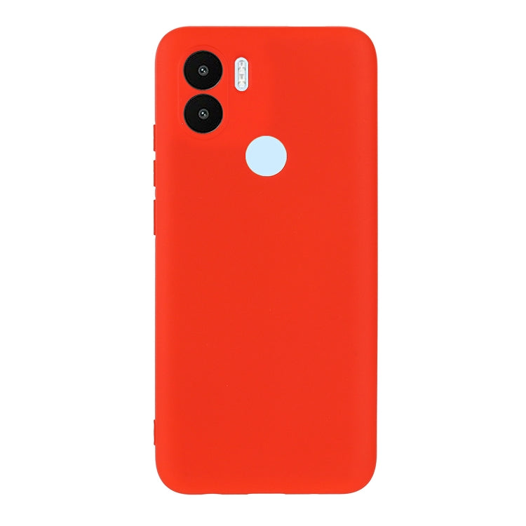 For Xiaomi Redmi A1+ / A2+ / Poco C50 Solid Color Liquid Silicone Shockproof Full Coverage Phone Case(Red)