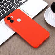 For Xiaomi Redmi A1+ / A2+ / Poco C50 Solid Color Liquid Silicone Shockproof Full Coverage Phone Case(Red)
