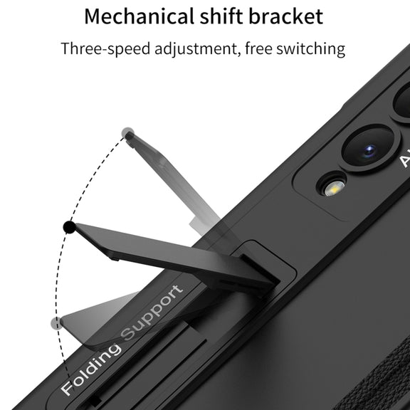 For Samsung Galaxy Z Fold4 GKK Magnetic Fold Full Coverage Anti Peep Phone Case(Black)