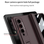 For Samsung Galaxy Z Fold4 GKK Magnetic Fold Full Coverage Anti Peep Phone Case(Black)