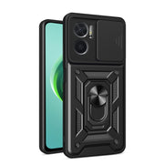 For Xiaomi Redmi 10 5G Sliding Camera Design TPU + PC Phone Case(Black)