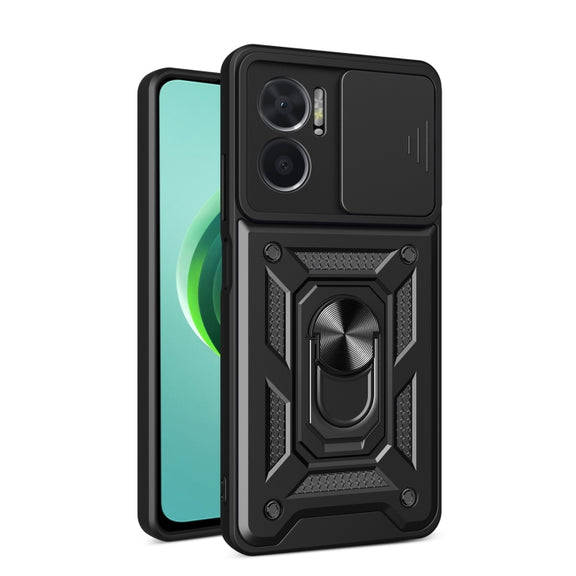 For Xiaomi Redmi 10 5G Sliding Camera Design TPU + PC Phone Case(Black)