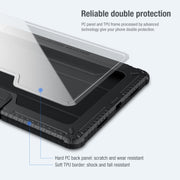 For Xiaomi Pad 5 Pro 12.4 inch NILLKIN Bumper Pro Leather Tablet Case with Pen Slot & Sleep / Wake-up Function(Blue)